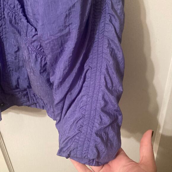 Vintage PA Originals 80s 90s Y2K retro nylon purple ski jacket parka coat size M - Picture 4 of 10